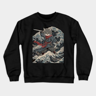 Cat Ninja Stealth Crewneck Sweatshirt